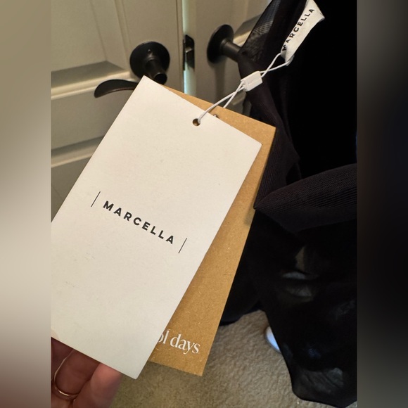 Marcella zinnia one shoulder black gown - NWT!!! - Picture 7 of 9